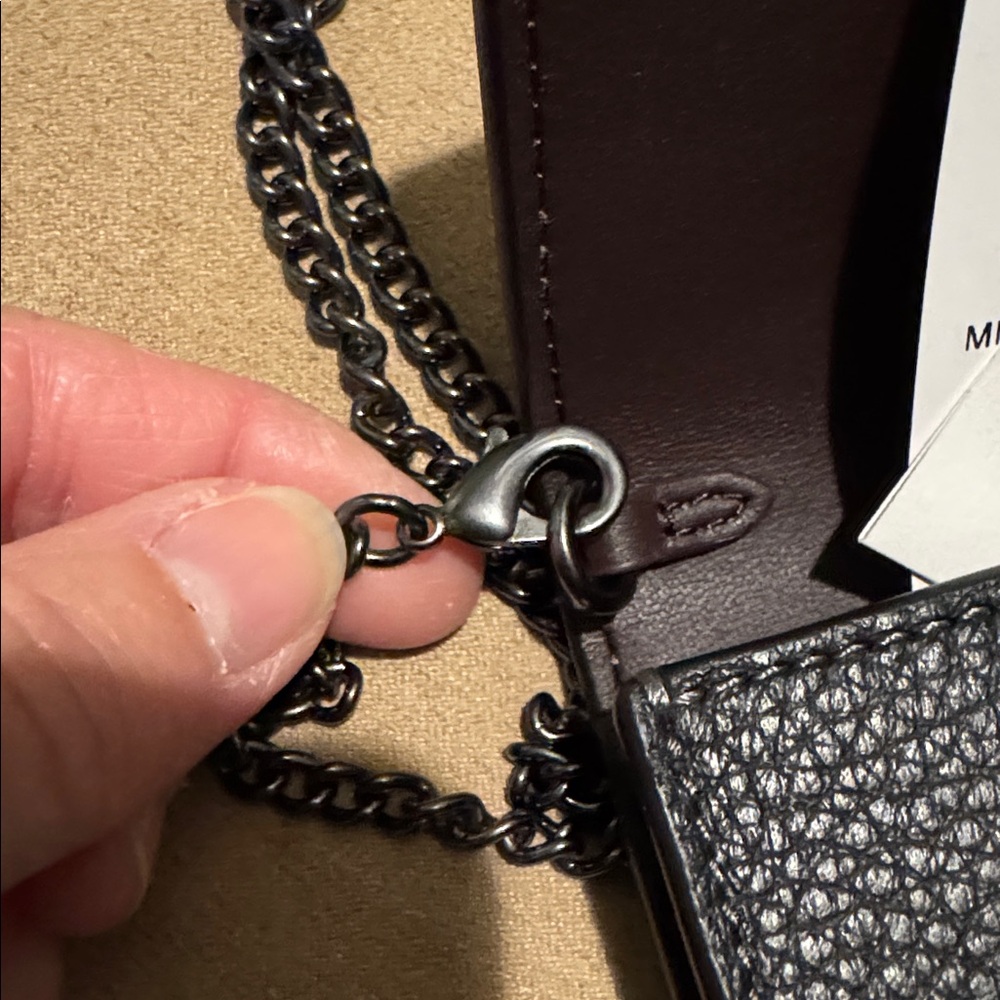Coach Black Wallet/crossbody with Floral Accents - Picture 6 of 6